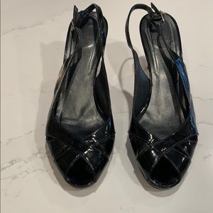 Stuart Weitzman sling back pumps